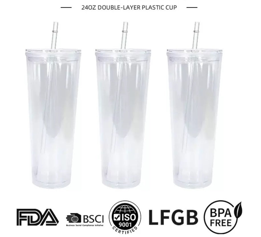 Plastic Snow Globe Cup (24oz)