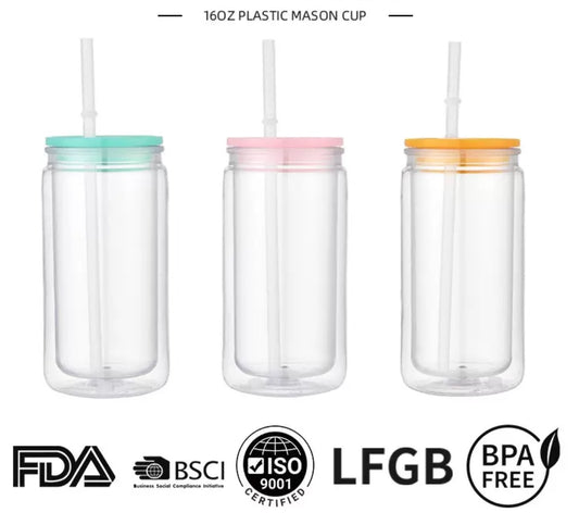 Plastic Snow Globe Cup (16oz)