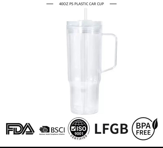 Plastic Snow Globe Cup (40oz)