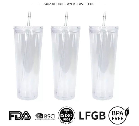 Plastic Snow Globe Cup (24oz)